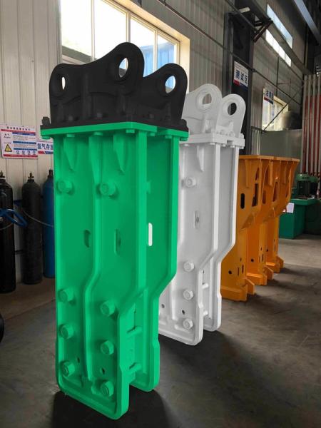 Boîte de construction type disjoncteur hydraulique broyeur à rouleaux marteau de roche pour excavateur 23 tonnes