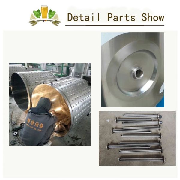 Высококачественное коническое оборудование 1500л пива танков заквашивания танков пива винзавода 1500л нержавеющее