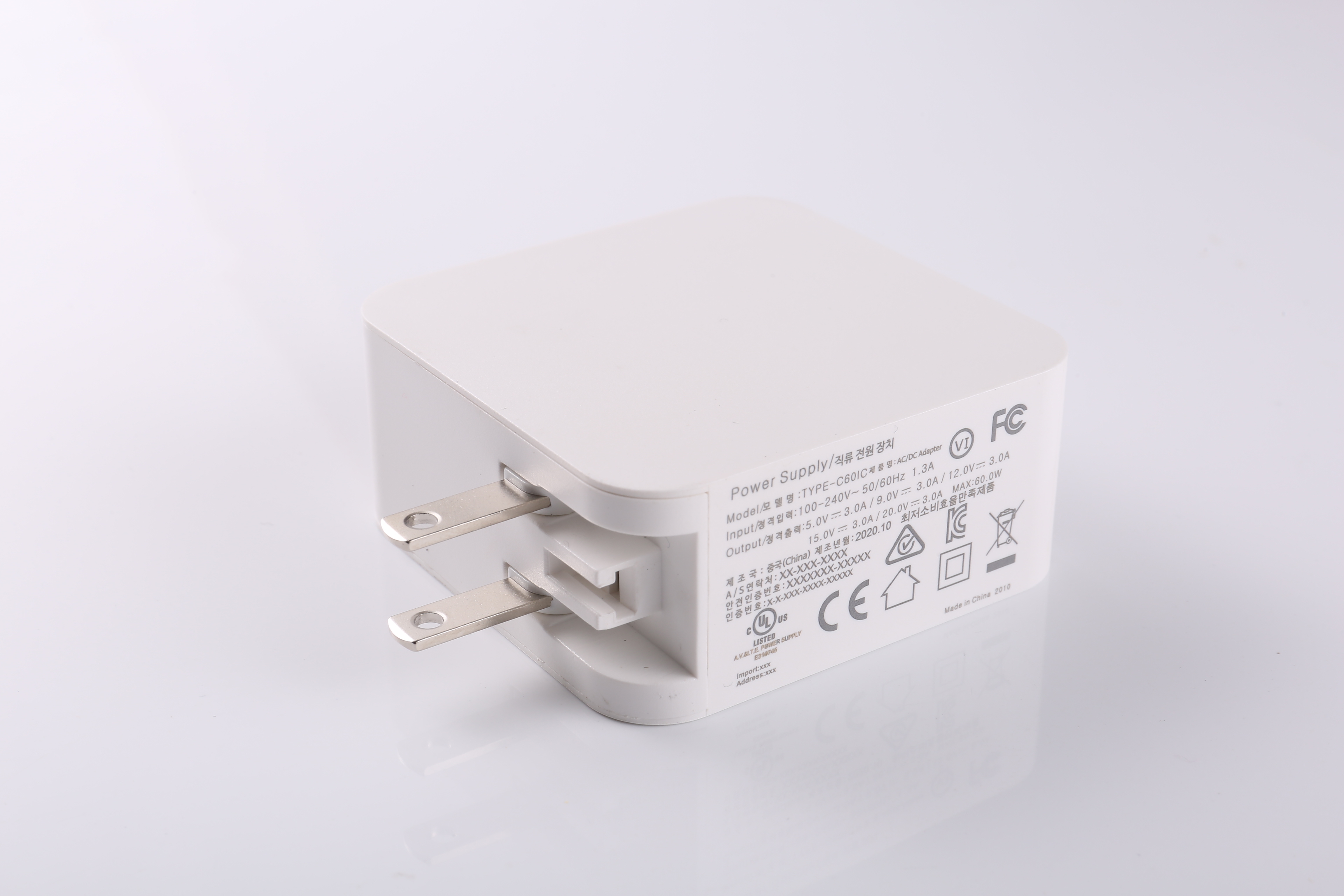 65W AU ЕС Великобритания США переходника 9V 3A 12V 3A 15V 3A 20V 3.25A силы PD USB c 5V 3A