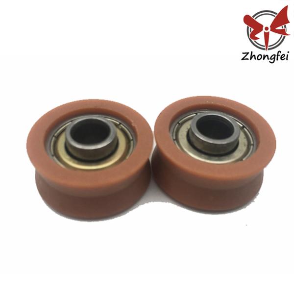 Sliding POM Nylon Garage Door Roller Bearing 3 Inch Rustproof