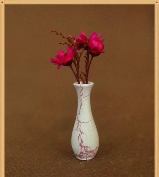 scale sculpture-ABS miniature flower vases,plastic vases,indoor decoration materials