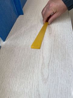 Адвокатура 40x6mm облегченной желтой стеклоткани плоская