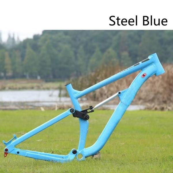 Enduro Mountain Bike Full Suspension Frame 17 Inch Size 27.5 Inch Wheels