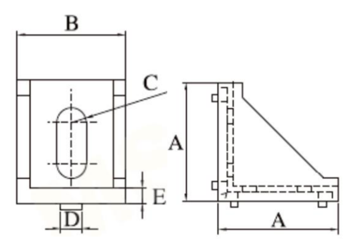 European Standard Tubing Aluminium Pipe Connectors Die Cast Bracket