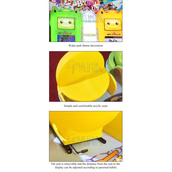 Indoor Amusement Children 100W Car Racing Game Machine