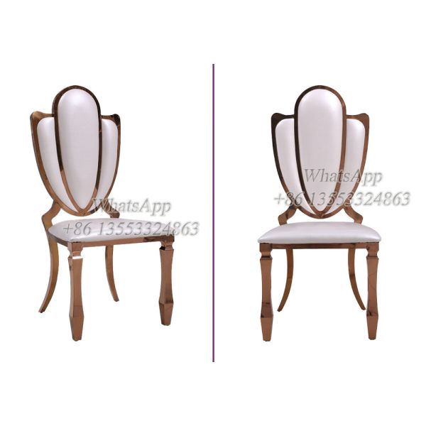 White Leather Event Chairs For Sale From Chiness Furniture (YS-64)
