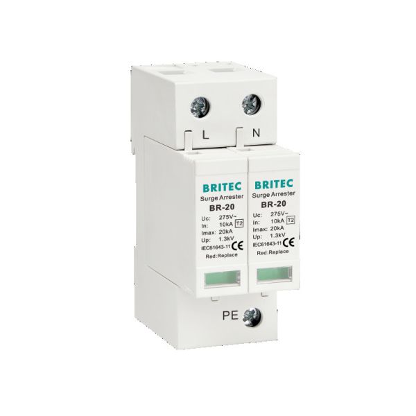 BR-20 3P+1  20kA Surge Protection Device Spd Earthing surge protection Lightning Arrester thunder protector three phase power surge protector SPD Manufacturer Spd Surge Protection Devices