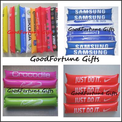 Customed Inflatable PE inflatable clapper dance festival cheering stick printed logo