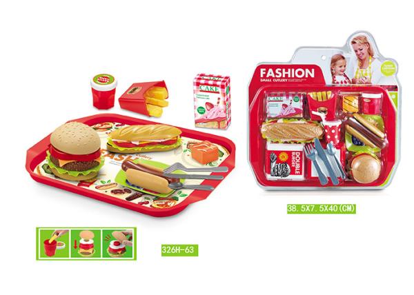Non - Toxic DIY Food Kitchen Set Educational Children's Play Toys W / Egg Steamer Age 3