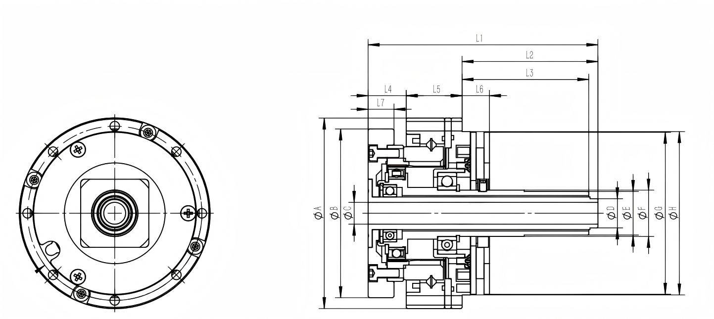 SYBD Series Brake Harmonic Drive for Cobot Joints