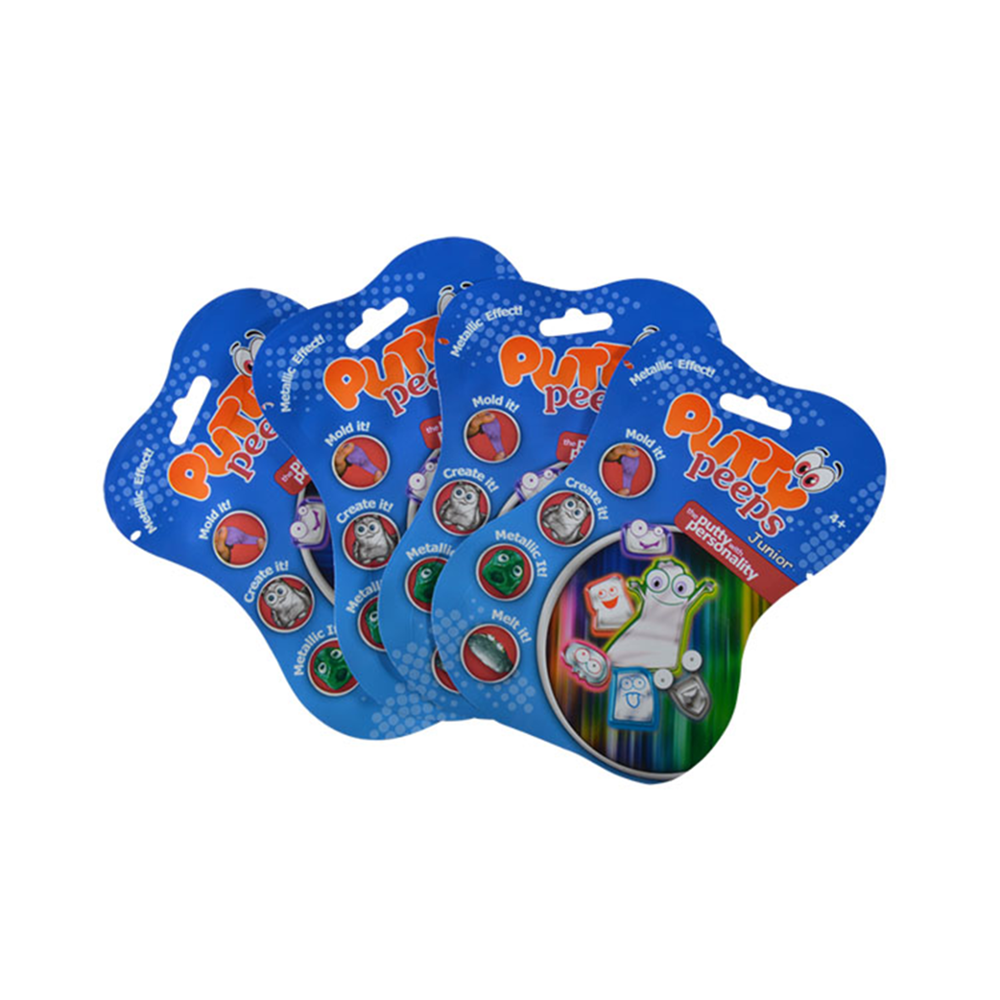 Gravure Printing Colors Custom Shaped Bags Laminated Materials Three Side With Easy Tear