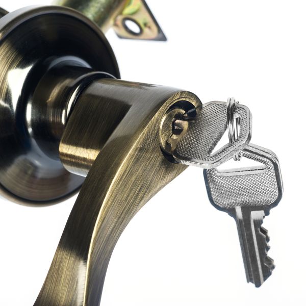 Цинковый сплав трубчатый рычаг Антикварный бронзовый дверной замок ручка набор Мортизаторный дверной замок