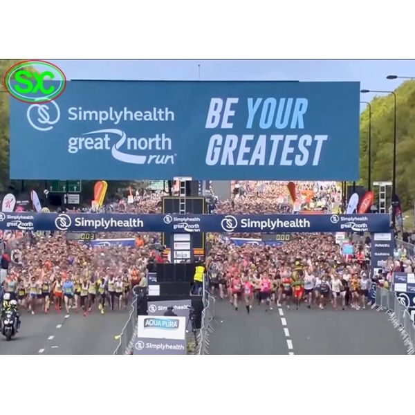 П10 рекламируя экраны СИД