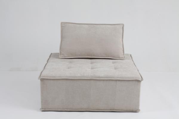 Modern Modular Design Bedroom Ottoman Bench With Comfortable Back