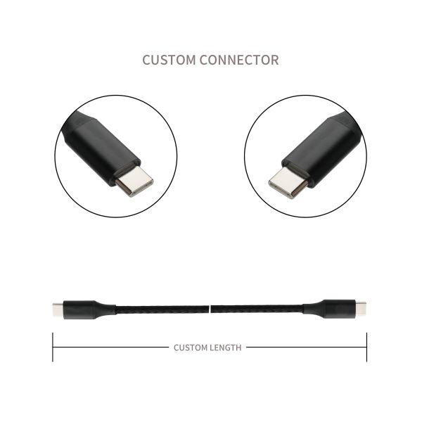 USB Type C к USB Type C высокоскоростной USB расширительный кабель с плетеной сеткой