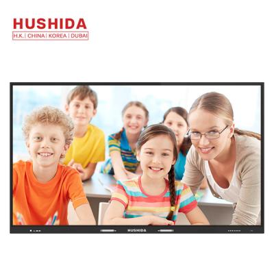 interactif électronique de Smart du contact 75inch capacitif a mené l'ordinateur intégré de tableau blanc de TV sans projecteur