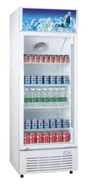 350L Saving-energy Low Noise Commercial Fridge / Auto Defrost Refrigerated Display Cooler / Beverage Cooler