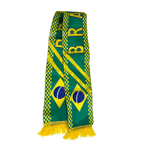 Шарфа футбола 100% полиэстер аксессуары одеяния национального изготовленные на заказ