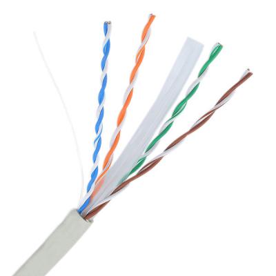 CAT6 Ethernet Network UTP Cable 23AWG White PVC Plenum 500FT