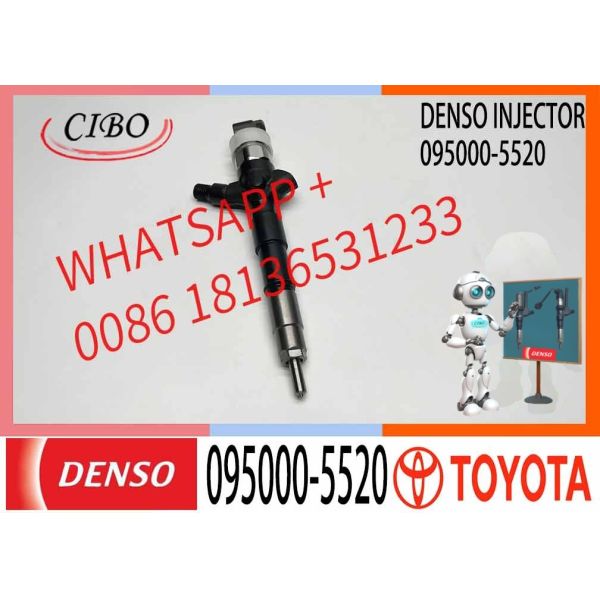 Car Part Fuel Injector For Toyota Hilux Spare Parts OEM 095000-5520 23670-0L010 With Engine Isbe Diesel Injector Injecti