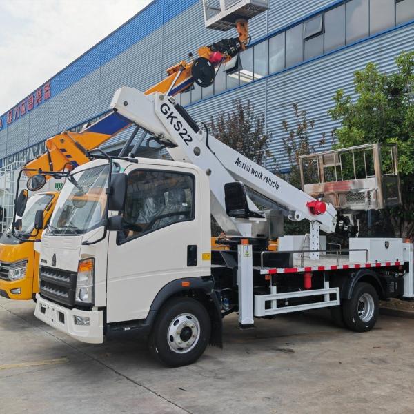 HOWO 22 Meter Aerial Platform Truck 4x2 Hydraulic Furniture Lift Truck