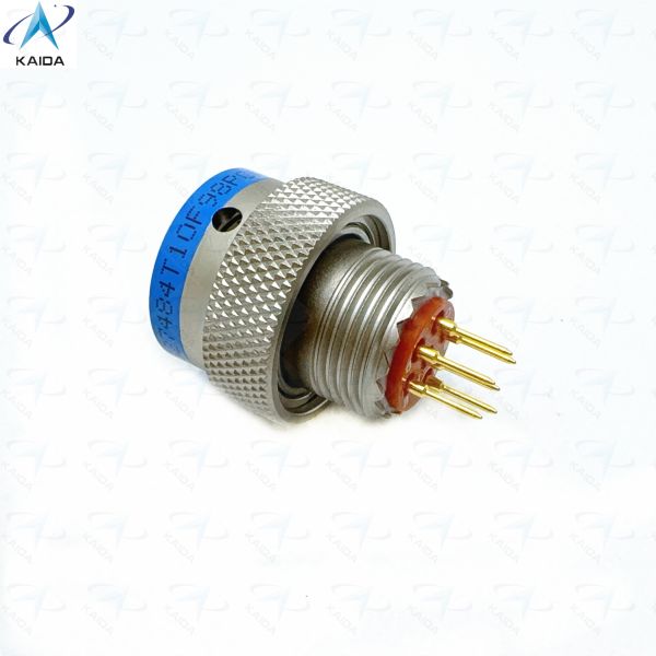 MIL-DTL-38999 Серия 2 Термопластический изолятор Неэлектрический никель короткий ПКБ хвост 6 Контакты позолоченный MS27484T10F98PCN