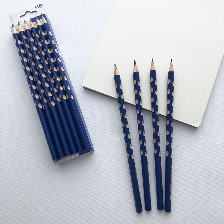 Factory Price Graphite Triangle 2B Bulk Wooden Black Drawing Pencil
