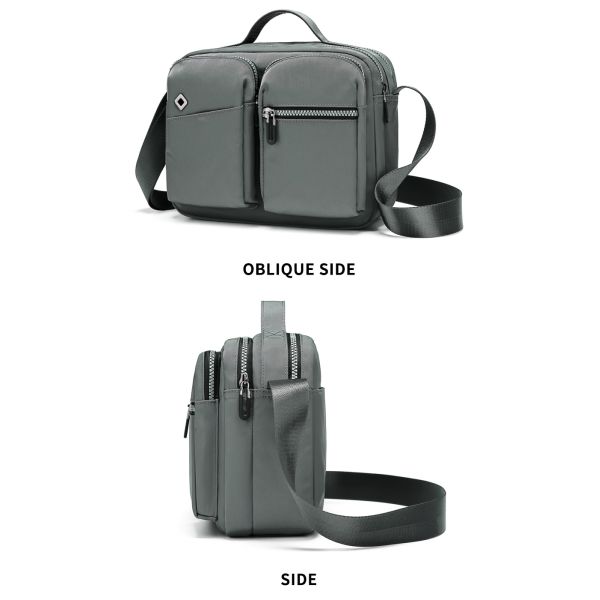 Безопасная мужская сумка для мужчин 20 см высота большой вместимость легко взять