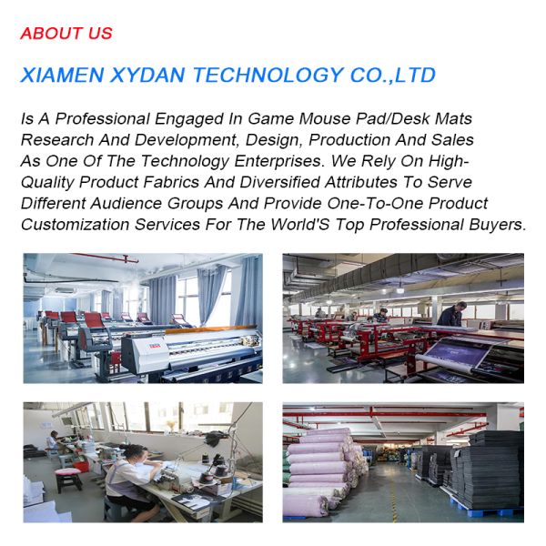 Customized Natural Rubber Portable Gaming Mouse Pad with CMYK RGB Sublimation Printing
