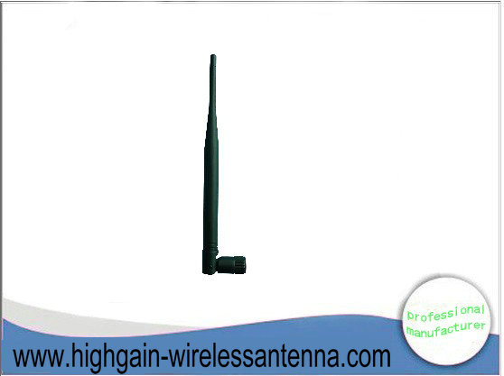 3G High Gain Wireless Antennas / 3dBi Rubber Whip Antenna SMA Male Connector