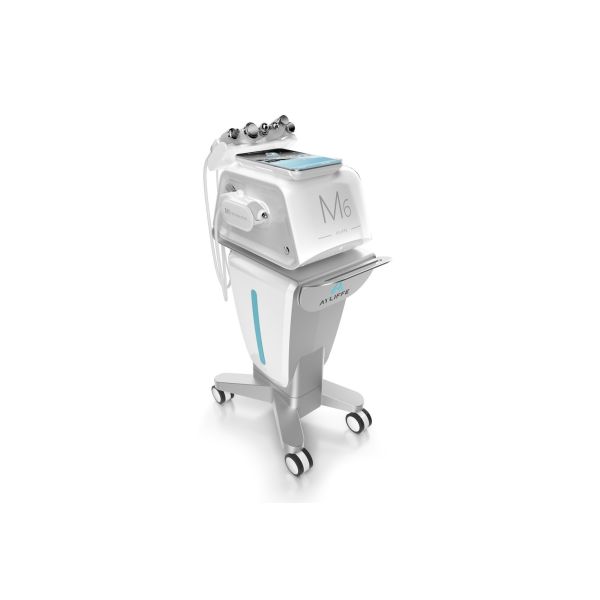 New M6 Facial Management Device Blackhead Removal Hydra Facial Dead Skin Removal Combined With Plasma, Mesotherapy gun