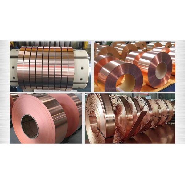2021 Soft Copper Strip Sheet Rolled Coil with 0.01-3.0mm Thickness and Red Color