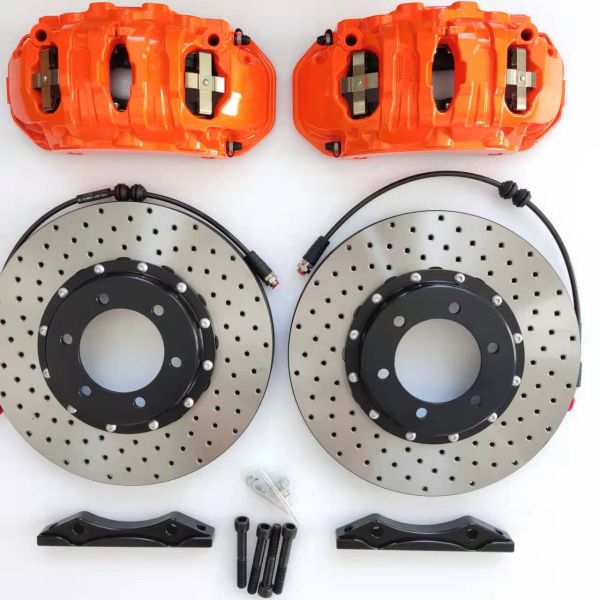 Orange 19Z Calipers 6 Pot Brake Kit With 380x36 Discs For Toyota Fortuner 20 Inch