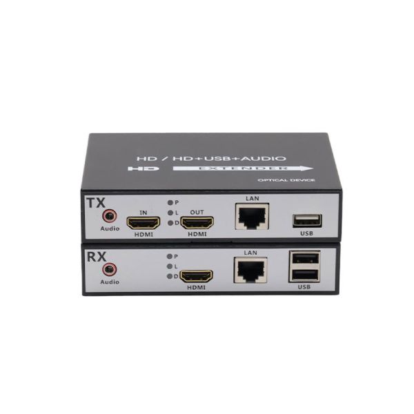1080P HDMI Extender Over Cat5e/Cat6 LAN With USB KVM Audio HDMI Local Loopout