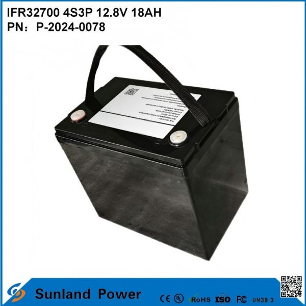 IFR32700 4S3P 12.8V 18Ah For Solar flood light High Bright LEDS Garden Solar Lights lifepo4 battery