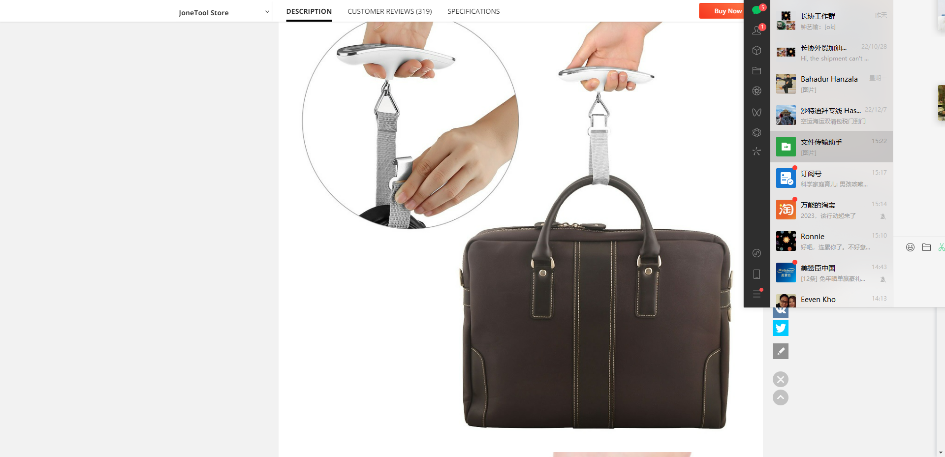 Mini Electronic Hanging Luggage Scale 50kg LCD Digital Weighing Scale Stainless Steel ABS Material OEM Small Hanging Scales