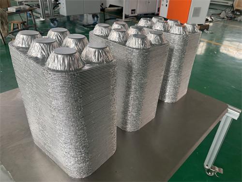 1250 × 1000 Mm Bed Plate Dimensions Aluminum Foil Plate Machine Mitsubishi Inverter Direct