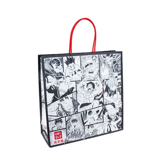 Customized Twisted Handle Kraft Paper Bags Eco Friendly With 10kg Carry Weight