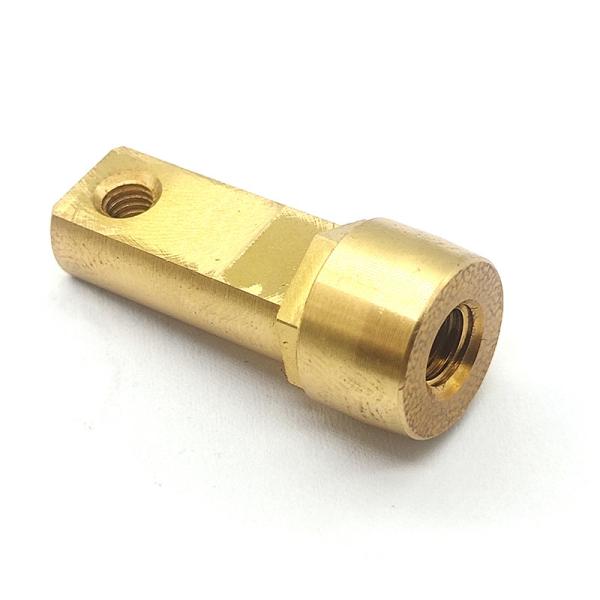 CNC Machining Hex Brass Female Connector Compressed Air Pneumatic Tool Head OEM