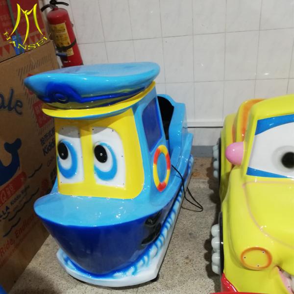 Hansel coin operated small amusement park kiddie swing ship for sales