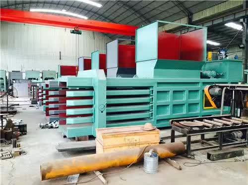 PLC Control Touch Screen vertical baling press machine 1-3 Tons/Hour Capacity and Safety Guards