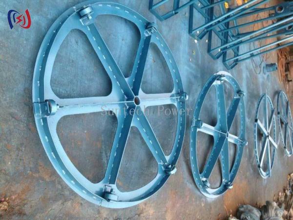 Le HDG irritent les tours en acier de trellis pour la ligne de transmission électrique