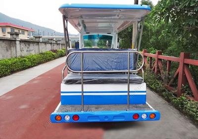 Square Amusement Park Electric Tractor , CE Electric Sightseeing Vehicles