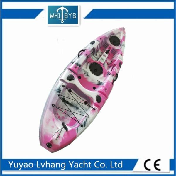 PE Material Sit On Top Kayak Flat Water Fast Speed Super Stable UV Resistant