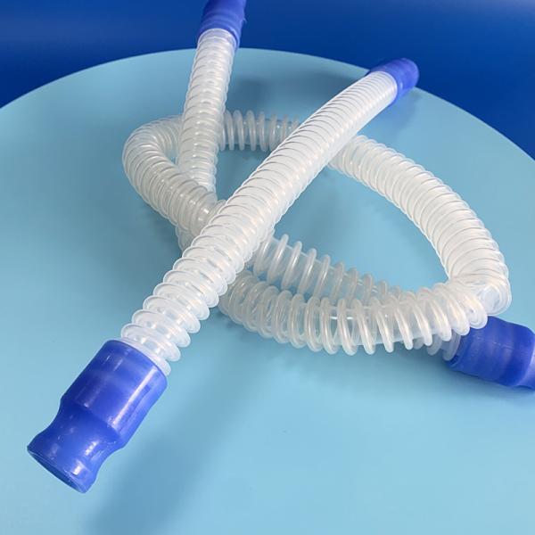 Flexible Ventilator Silicone Tube USP Class VI Level Medical Grade Breathing Reinforced Tubing