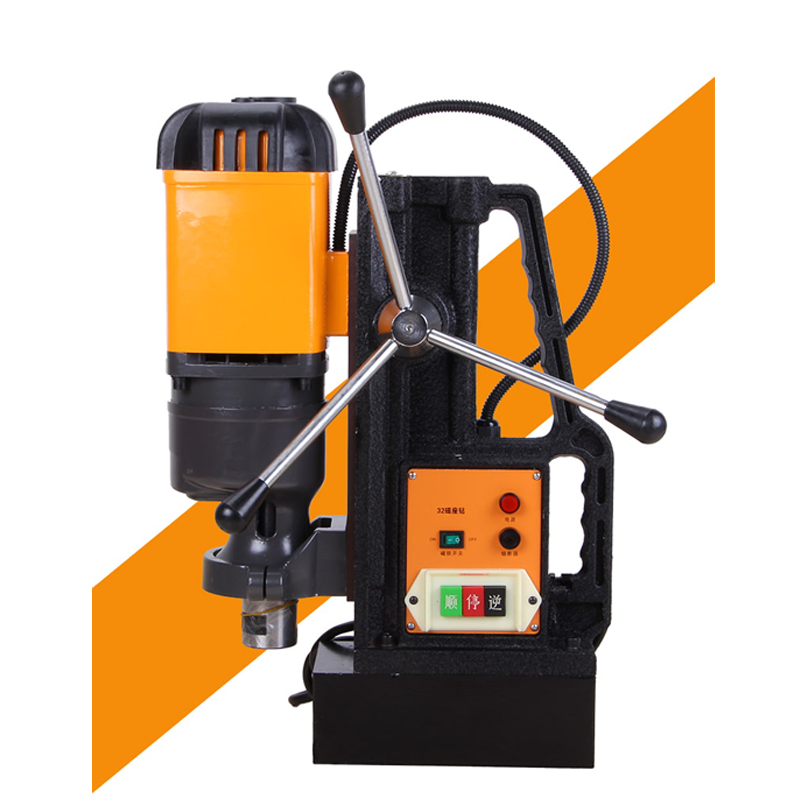WII 32 Professional Grade High Power Electric Magnetic Drill with 14500N Magnetic Base Suction for Metal Construction Work