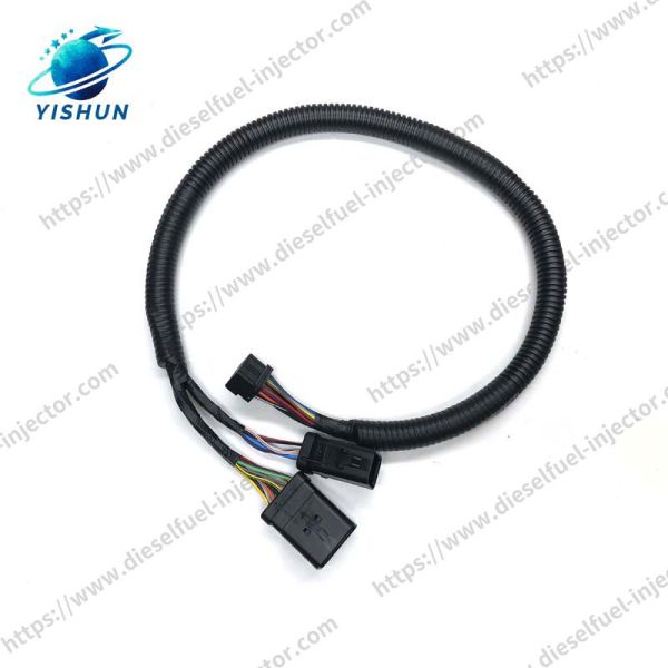 Excavadora Cater-pilar 320E con el arnés de cableado de la pantalla