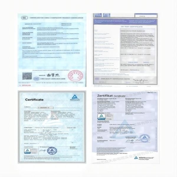 Cable électrique à conducteur de cuivre isolé Fil de cuivre enfilé Cable de cuivre