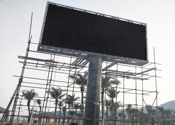 Ecrã LED de alta luminosidade para publicidade exterior P10 em cores completas