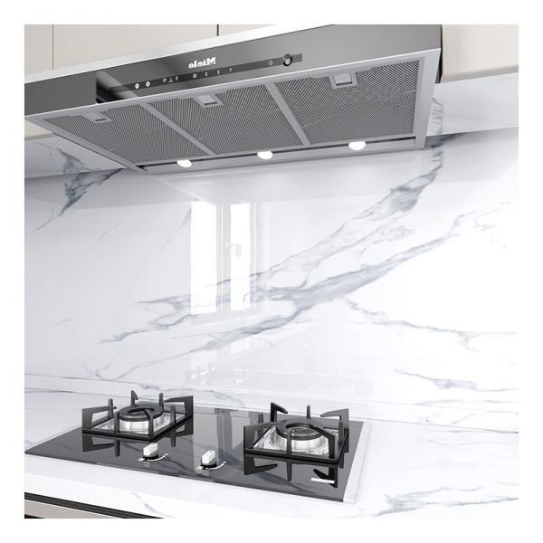 Tapeau peint en marbre blanc moderne 60cm*10m Taille de rouleau pour cuisine Style de conception moderne